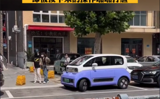 女司机将10万国产车扔马路中央 自动泊车惊到奥迪车主：我大几十万都没这功能