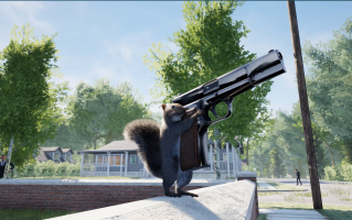 松鼠模拟器《Squirrel with a Gun》发布宣传片，类似《模拟山羊》