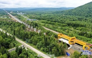 我国最北高铁开始架梁：哈尔滨至伊春从7小时缩短到2小时