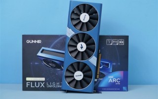 一身蓝衣夺目！蓝戟Intel Arc A770显卡图赏