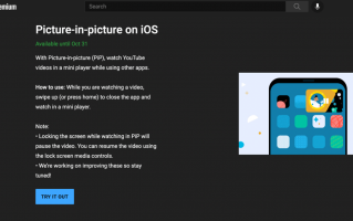 YouTube 取消 iOS 版 App 的画中画功能