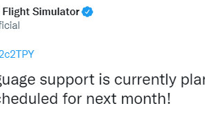 国内玩家最想要的来了！《微软飞行模拟》宣布4月更新官方中文