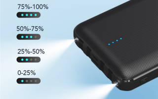 乐视新款10000mAh移动电源仅69元：自带四根不同线 还有手电筒