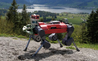 擅长爬山的机器狗登 Science，比人类徒步快 4 分钟